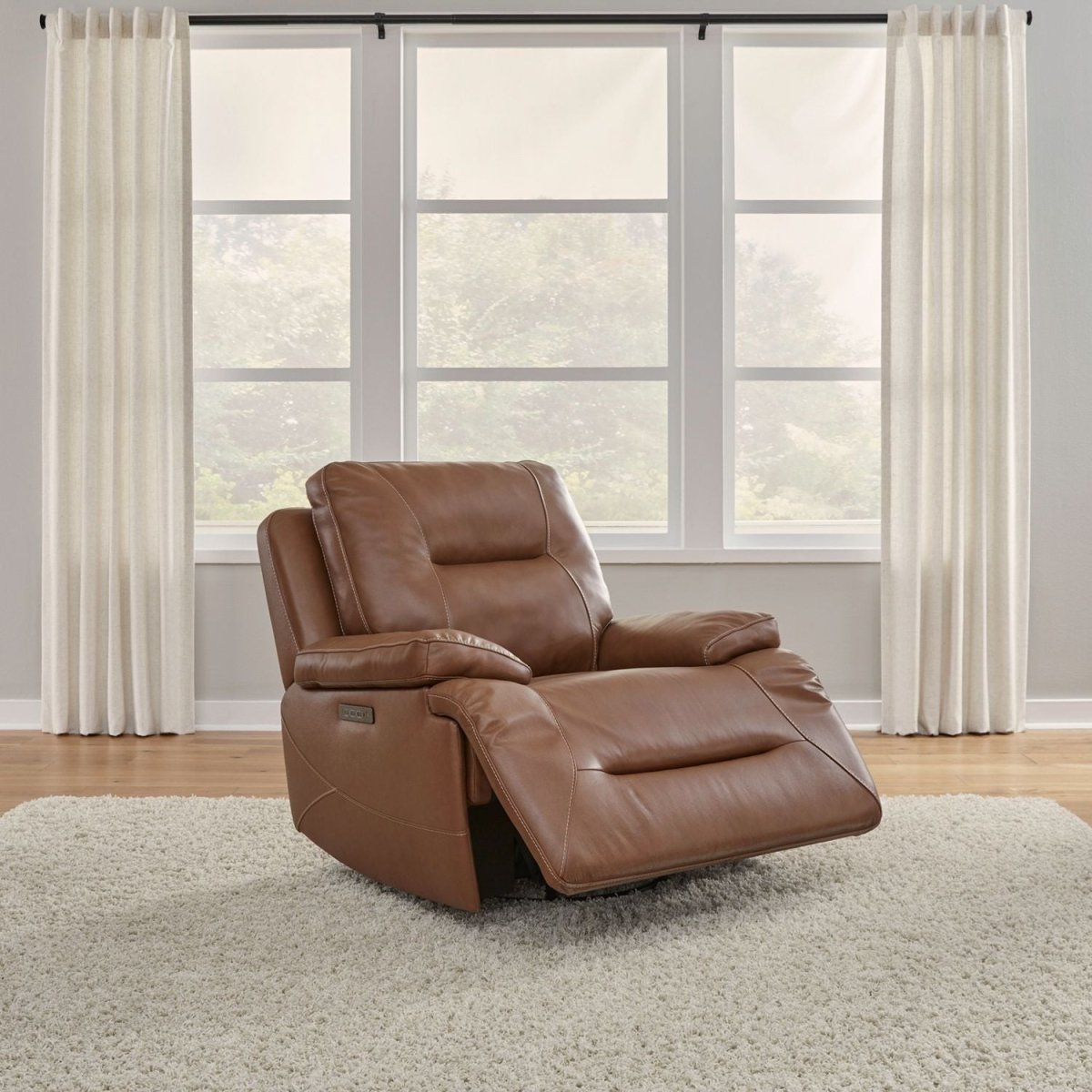 Cameron - Swivel Glider Recliner P3 - Saddle Swivel Glider Chairs by Liberty Furniture - Walls Furniture & Mattress