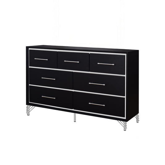 Ava - 7 Drawer Dresser - Ebony