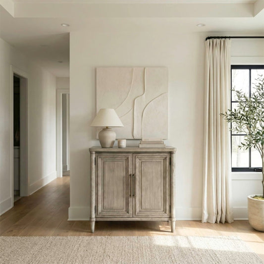 Rochelle Park - Bedside Chest With Charging Station - Smokey Taupe Bedside Chests by Liberty Furniture - Walls Furniture & Mattress