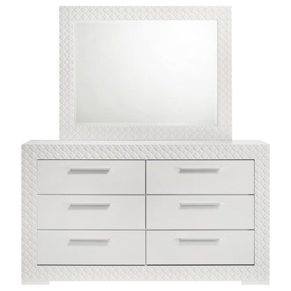 Ives - 6 - Drawer Dresser Dressers by Coaster Fine Furniture - Walls Furniture & Mattress