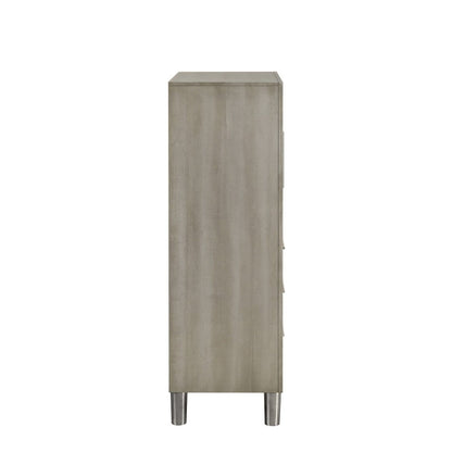 Lennox - Door Chest With Shoe Storage & LED Light - Gray Door Chests by New Classic - Walls Furniture & Mattress