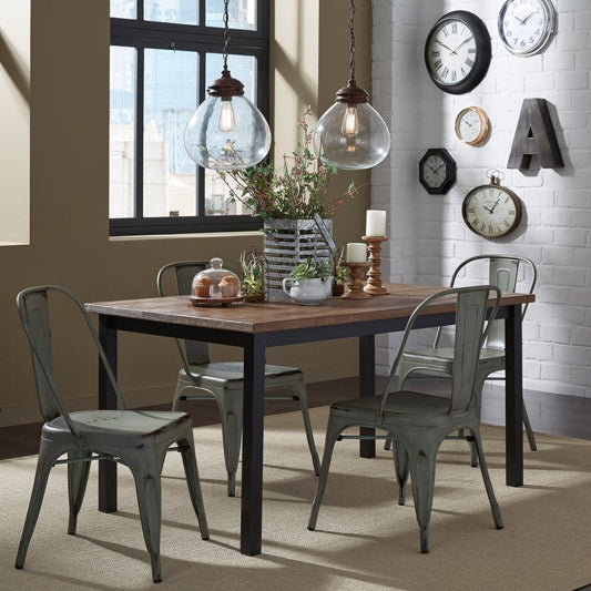 Vintage Series - Bow Back Side Chair - Green Side Chairs by Liberty Furniture - Walls Furniture & Mattress