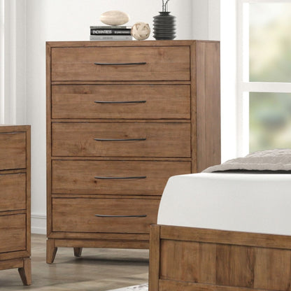 Shaker Lakes - 5 Drawer Chest - Brown Accent Chests by Liberty Furniture - Walls Furniture & Mattress