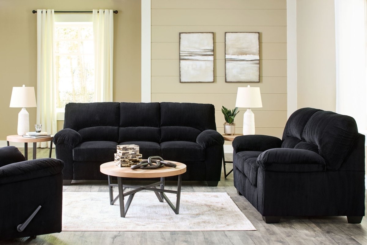 SimpleJoy - Living Room Set Stationary Sofas & Loveseats by Signature Design by Ashley® - Walls Furniture & Mattress