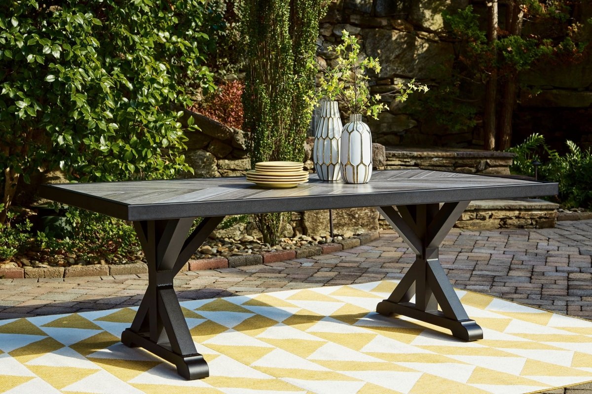 Beachcroft - Outdoor Dining Set 7 Piece Outdoor Sets by Signature Design by Ashley® - Walls Furniture & Mattress