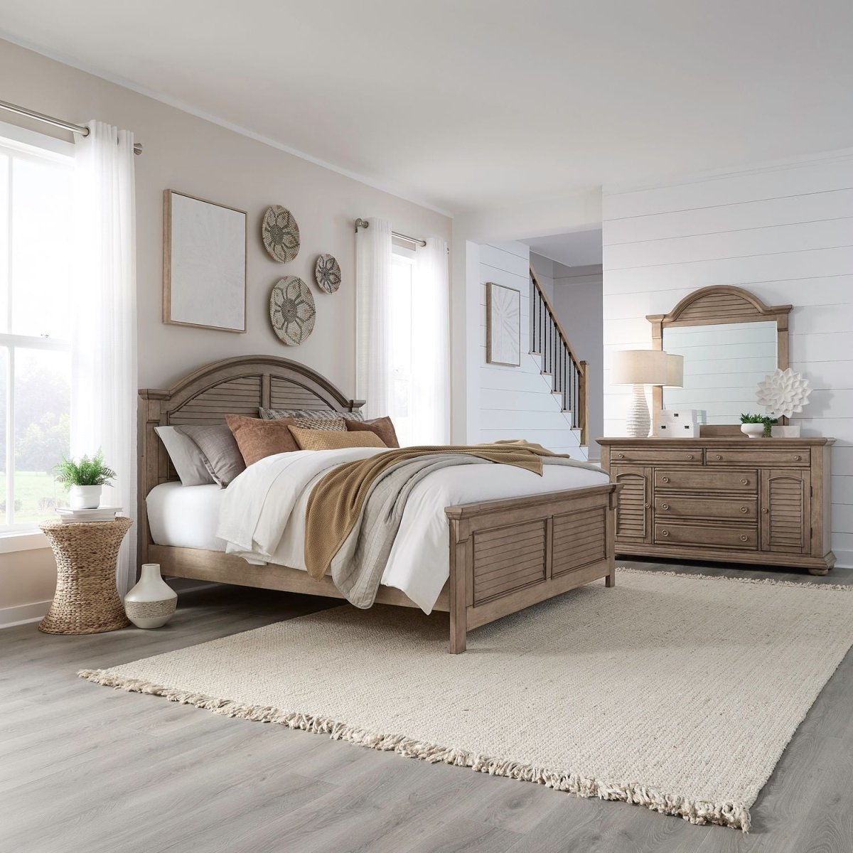 Summer House - Panel Bedroom Set 3 Piece Bedroom Sets by Liberty Furniture - Walls Furniture & Mattress
