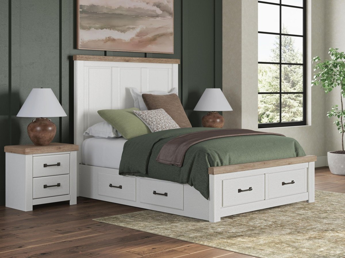 Savonport - Panel Storage Bed Storage Beds by Signature Design by Ashley® - Walls Furniture & Mattress