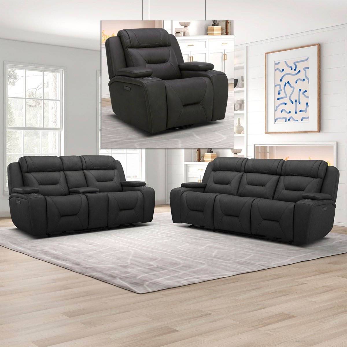 Chapman - Sofa Set Reclining Sofas & Loveseats by Liberty Furniture - Walls Furniture & Mattress