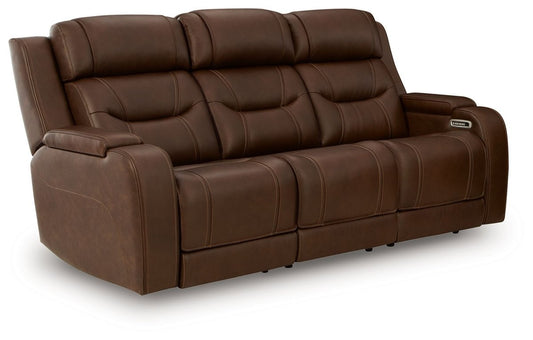 Knightington - Power Reclining Sofa With Audio Seating Reclining Sofas by Signature Design by Ashley® - Walls Furniture & Mattress