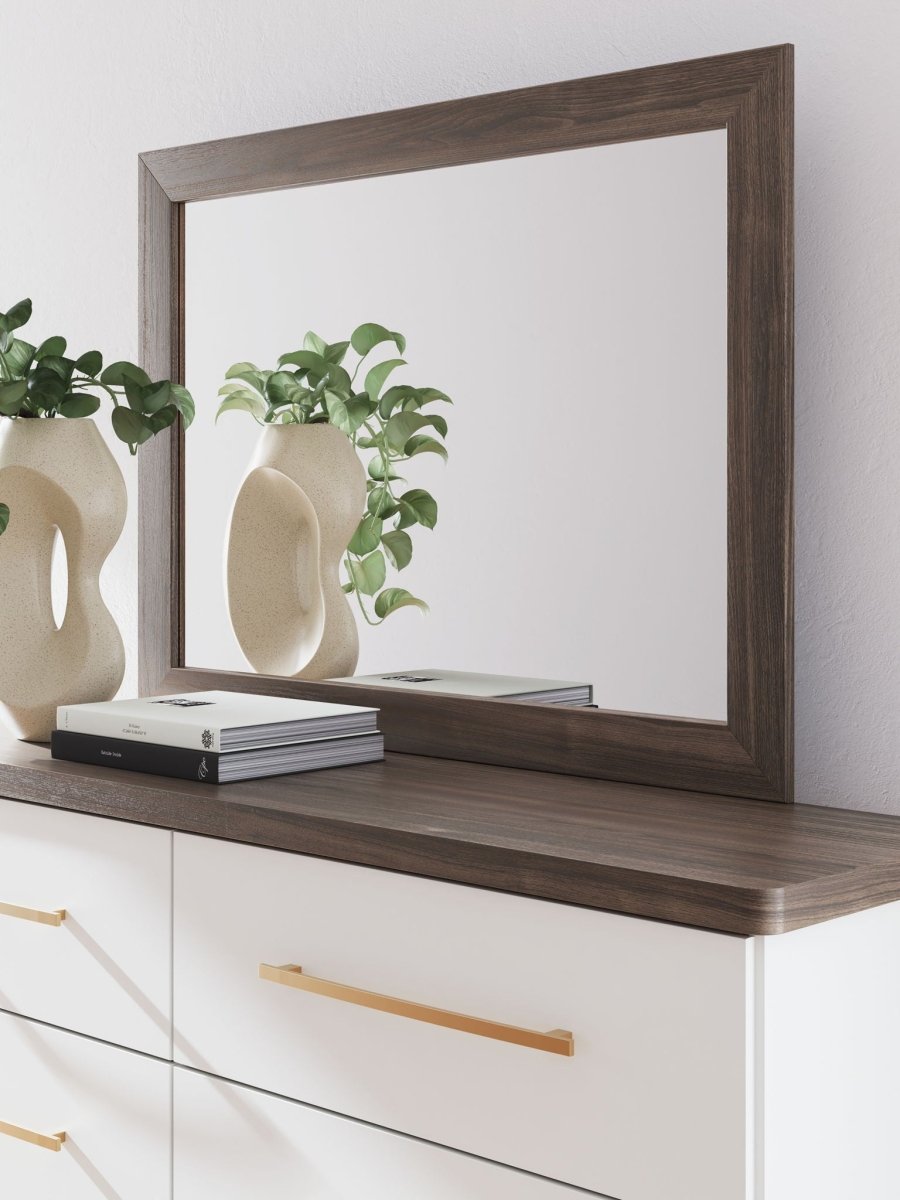 Kendanport - Brown - Bedroom Mirror Bedroom Mirrors by Signature Design by Ashley® - Walls Furniture & Mattress