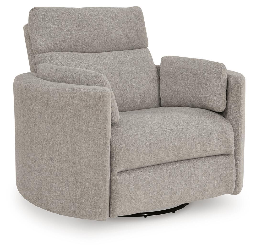 ModMax Luxe - Swivel Glider Power Recliner - Flint Swivel Glider Chairs by Benchcraft® - Walls Furniture & Mattress