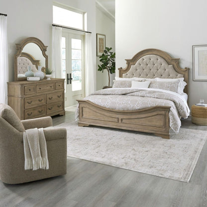 Magnolia Manor - Upholstered Bedroom Set 3 Piece Bedroom Sets by Liberty Furniture - Walls Furniture & Mattress