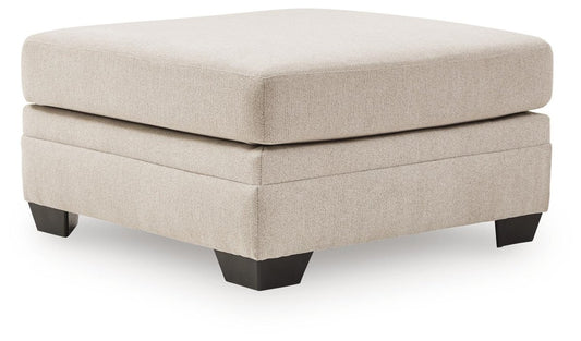 Mandi Point - Oversized Accent Ottoman - Marble Accent Ottomans by Benchcraft® - Walls Furniture & Mattress