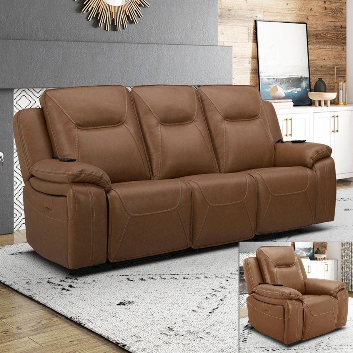 Callihan - Sofa Set Reclining Sofas & Loveseats by Liberty Furniture - Walls Furniture & Mattress