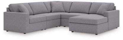 Modmax - Sectional - Granite Stationary Sectionals by Signature Design by Ashley® - Walls Furniture & Mattress