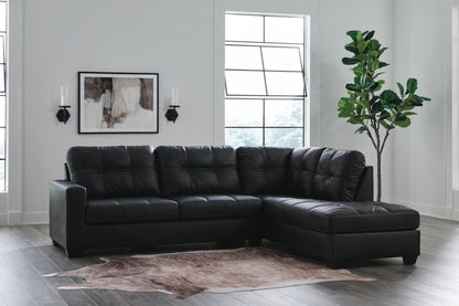 Barlin Mills - Sectional Stationary Sectionals by Benchcraft® - Walls Furniture & Mattress