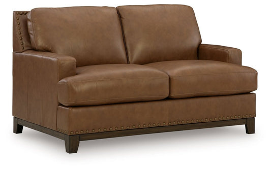 Saonara - Loveseat - Amber Stationary Loveseats by Signature Design by Ashley® - Walls Furniture & Mattress