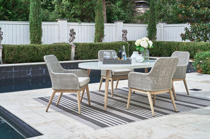 Seton Creek - Dining Set 5 Piece Outdoor Sets by Signature Design by Ashley® - Walls Furniture & Mattress