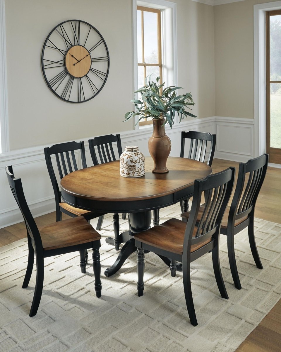 Clorazi - Extension Dining Table Set 5 Piece Dining Room Sets by Signature Design by Ashley® - Walls Furniture & Mattress