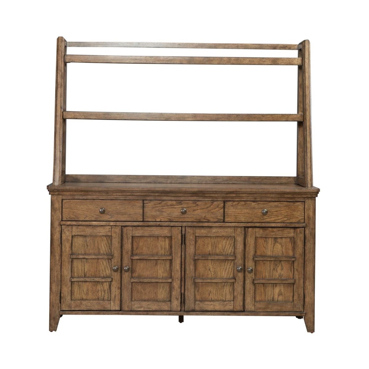 Carolina Park - Server & Hutch - Brown Hutches & Buffets by Liberty Furniture - Walls Furniture & Mattress