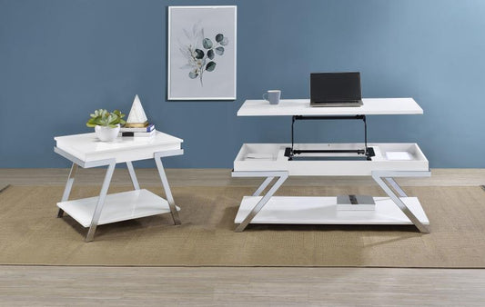 Marcia - Coffee And End Table Set Table Sets by Coaster Fine Furniture - Walls Furniture & Mattress