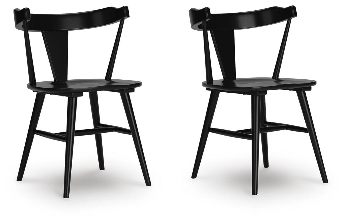 Gretlynn - Dining Room Side Chair (Set of 2) - Black Chair Sets by Signature Design by Ashley® - Walls Furniture & Mattress