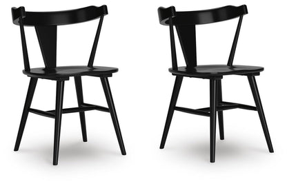 Gretlynn - Dining Room Side Chair (Set of 2) - Black Chair Sets by Signature Design by Ashley® - Walls Furniture & Mattress
