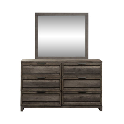 Tanners Creek - Dresser & Mirror - Dark Gray Dresser & Mirror by Liberty Furniture - Walls Furniture & Mattress