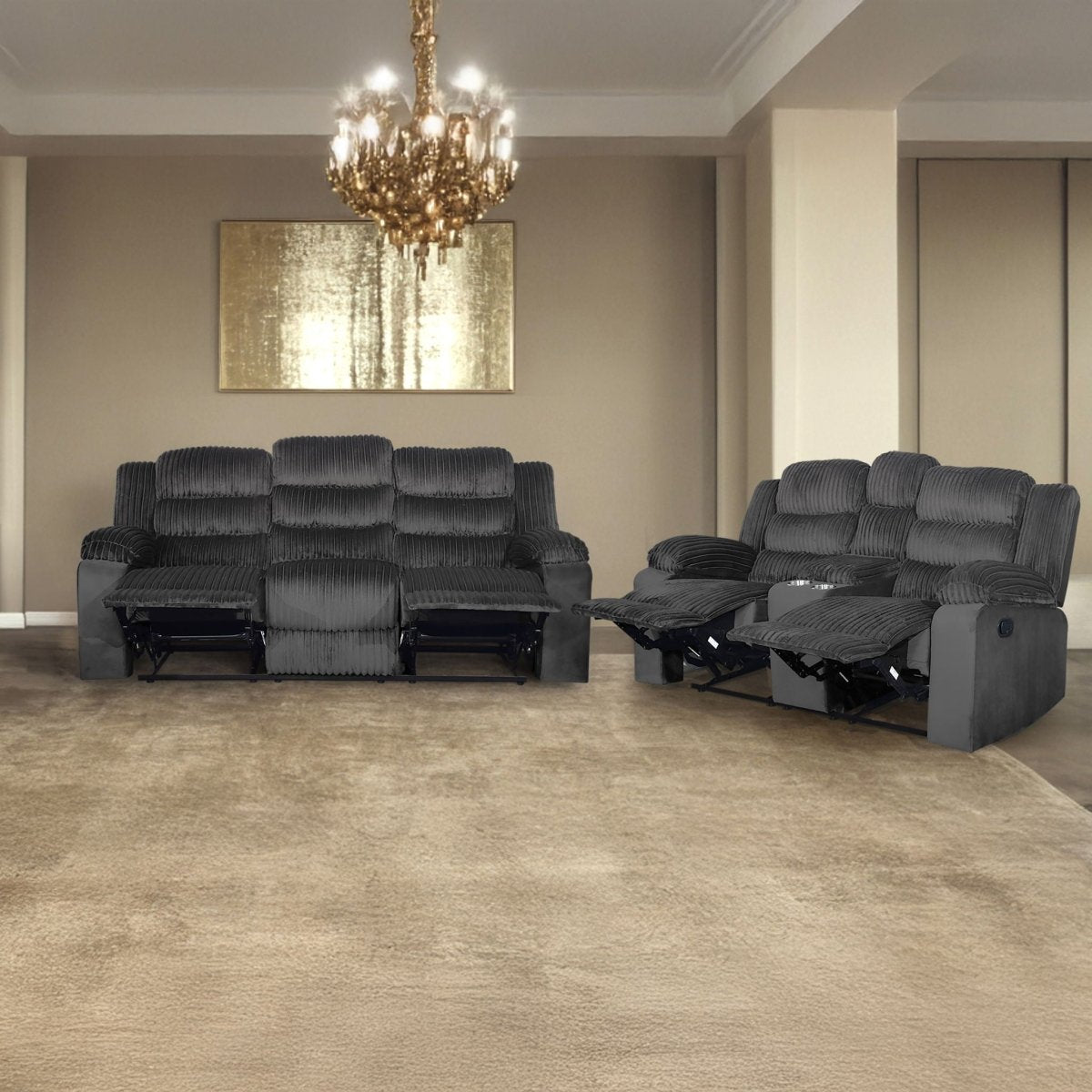 Willow - Reclining Sofa Set Reclining Sofas & Loveseats by New Classic - Walls Furniture & Mattress