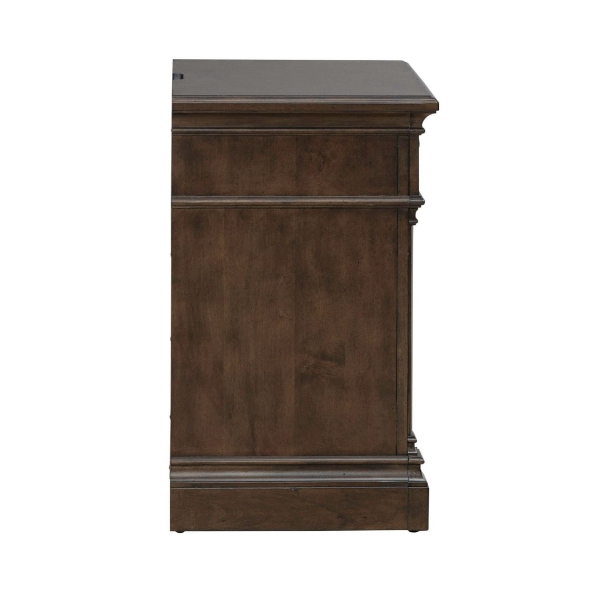 Arden Road - Nightstand With Charging Station - Satin Cherry Nightstands w/ Charging Stations by Liberty Furniture - Walls Furniture & Mattress