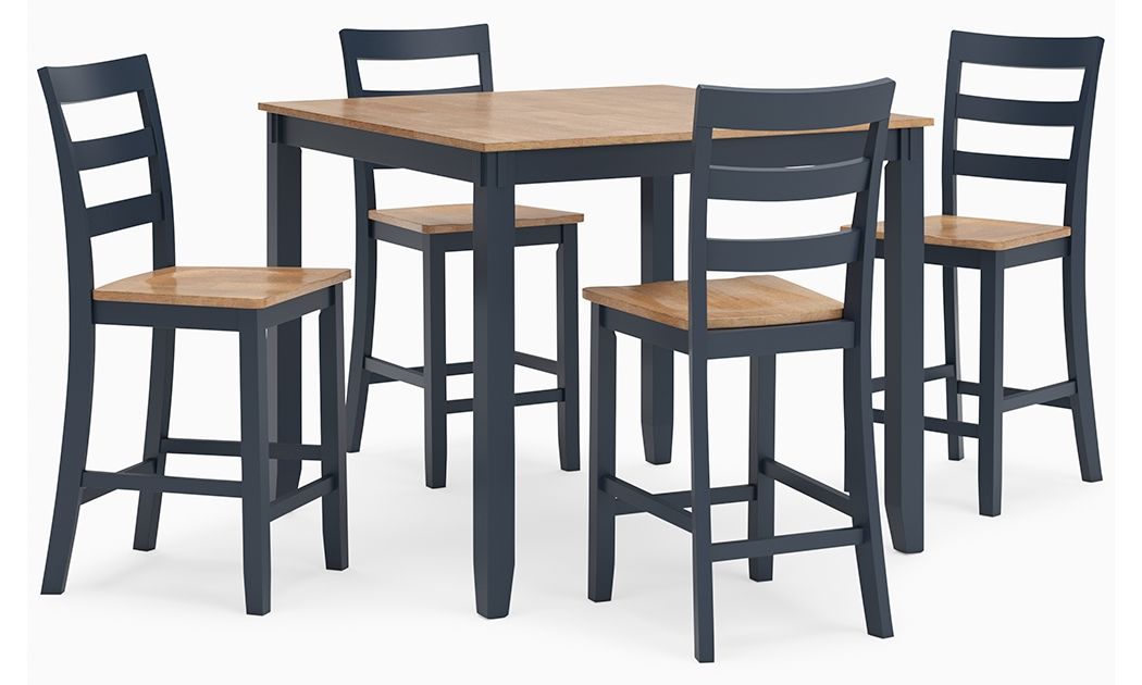 Gesthaven - Dining Room Counter Table Set 5 Piece Dining Room Sets by Signature Design by Ashley® - Walls Furniture & Mattress