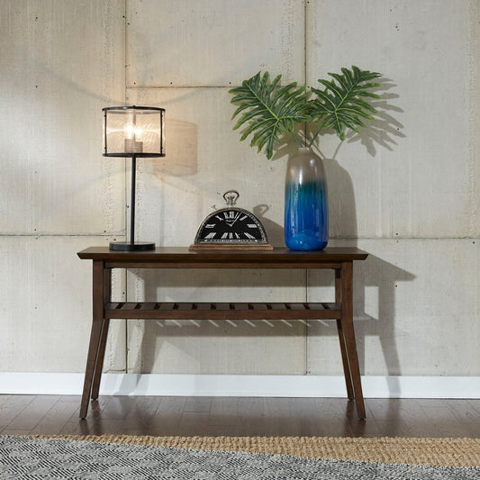 Ventura Blvd - Sofa Table - Dark Brown Sofa Tables by Liberty Furniture - Walls Furniture & Mattress