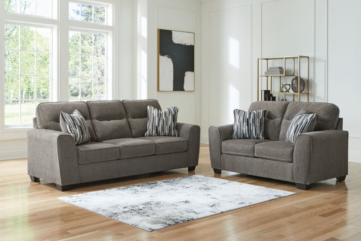 Olten - Living Room Set Stationary Chair & Ottoman by Benchcraft® - Walls Furniture & Mattress