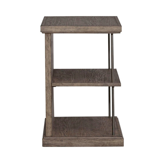 City Scape - Chair Side Table - Burnished Beige