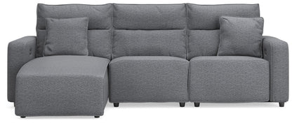 Modmax II - Reclining Sectional - Salt And Pepper Reclining Sectionals by Signature Design by Ashley® - Walls Furniture & Mattress