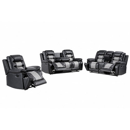 Nikko - Reclining Sofa Set Reclining Sofas & Loveseats by New Classic - Walls Furniture & Mattress
