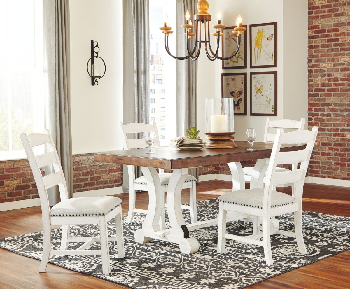Valebeck - Dining Table Set 5 Piece Dining Room Sets by Signature Design by Ashley® - Walls Furniture & Mattress