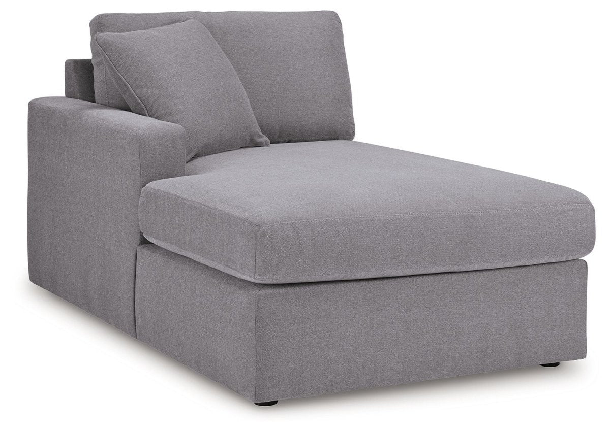 Modmax - L-Shaped Sectional - Granite Stationary Sectionals by Signature Design by Ashley® - Walls Furniture & Mattress