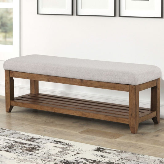 Shaker Lakes - Bed Bench - Brown Bed Benches by Liberty Furniture - Walls Furniture & Mattress