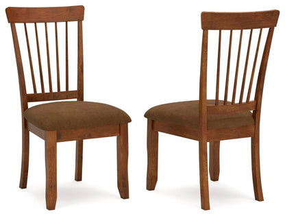 Berringer - Dining UPH Side Chair (Set of 2) - Rustic Brown Chair Sets by Ashley® - Walls Furniture & Mattress