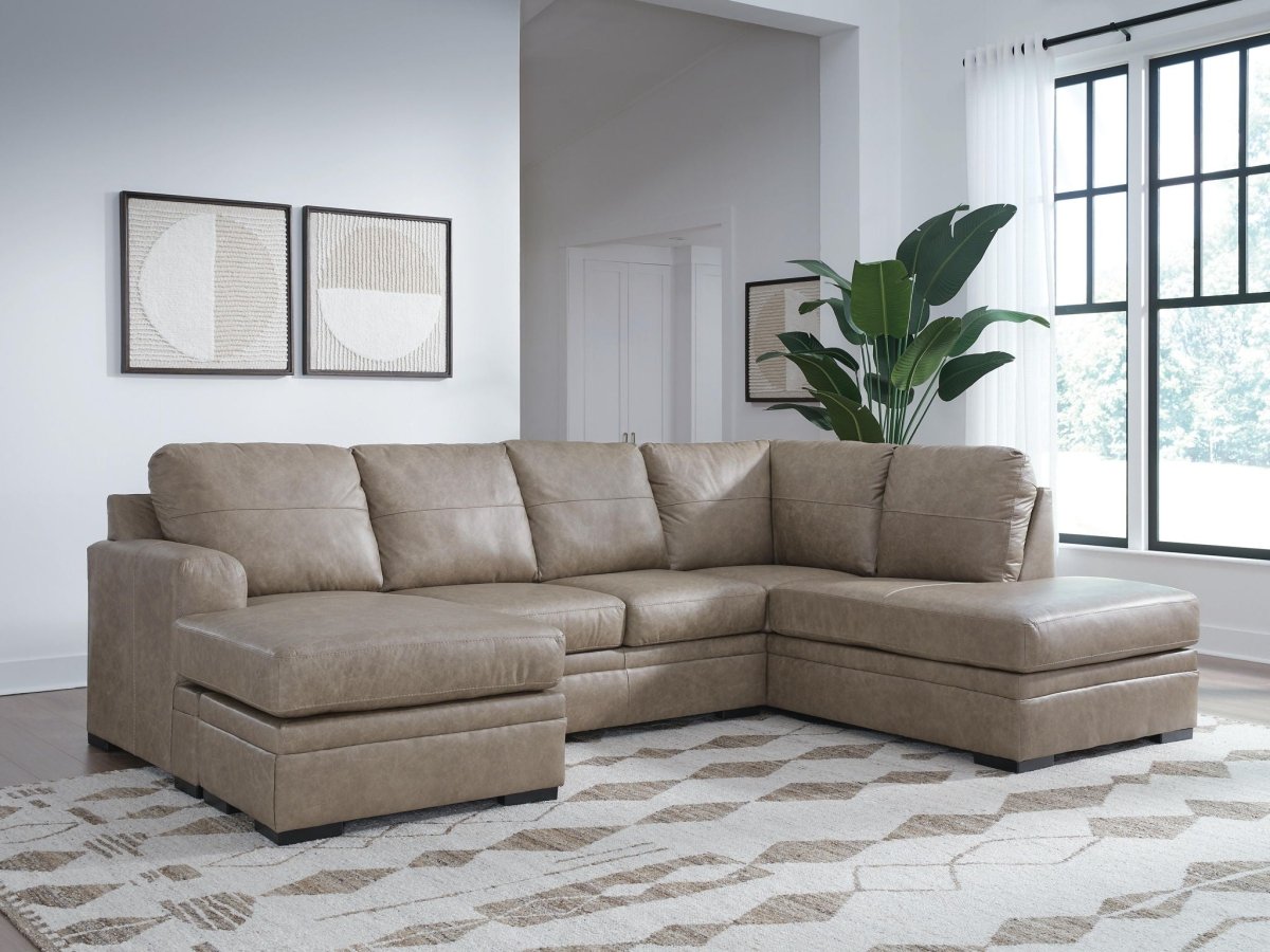 Amuleto - Sectional Stationary Sectionals by Signature Design by Ashley® - Walls Furniture & Mattress