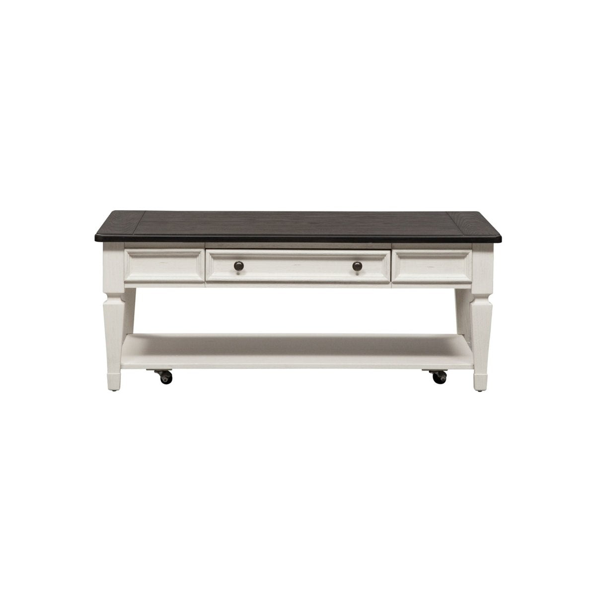Allyson Park - Rectangular Cocktail Table - White Cocktail Tables by Liberty Furniture - Walls Furniture & Mattress