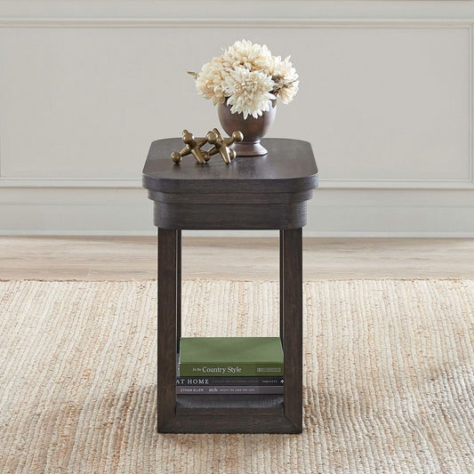 Weston - Chairside Table - Brown Chair Side Tables by Liberty Furniture - Walls Furniture & Mattress