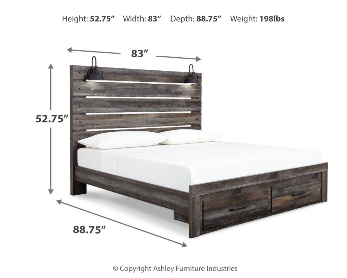 Drystan - Panel Bed Storage Beds by Signature Design by Ashley® - Walls Furniture & Mattress
