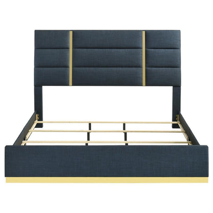 Ines - Fabric Upholstered Panel Bed Upholstered Beds by Coaster Fine Furniture - Walls Furniture & Mattress
