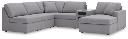 Modmax - Sectional - Granite Stationary Sectionals by Signature Design by Ashley® - Walls Furniture & Mattress