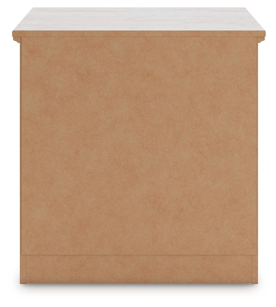 Makidern - Two Drawer Night Stand Nightstands w/ Charging Stations by Signature Design by Ashley® - Walls Furniture & Mattress