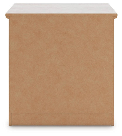 Makidern - Two Drawer Night Stand Nightstands w/ Charging Stations by Signature Design by Ashley® - Walls Furniture & Mattress