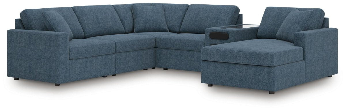 Modmax - Sectional - Ink Stationary Sectionals by Signature Design by Ashley® - Walls Furniture & Mattress