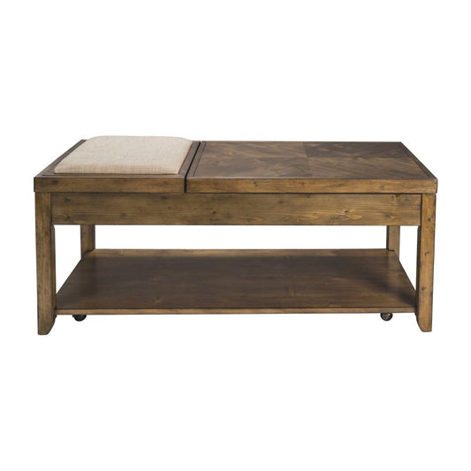 Mitchell - Cocktail Table - Dark Brown Cocktail Tables by Liberty Furniture - Walls Furniture & Mattress